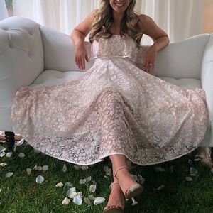 Jay Godfrey Midi Lace Dress with pockets!